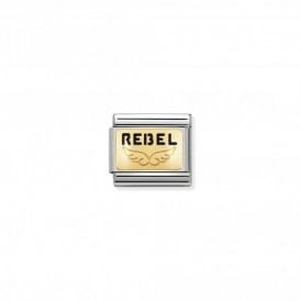 Composable Classic Link "Rebel & Wings" Gold 030284/36 