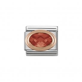 Composable Classic Link "Red CZ" Rose Gold 430601-005