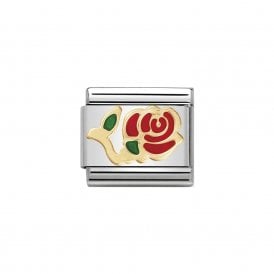 Composable Classic Link "Red Rose" Gold 030214-01