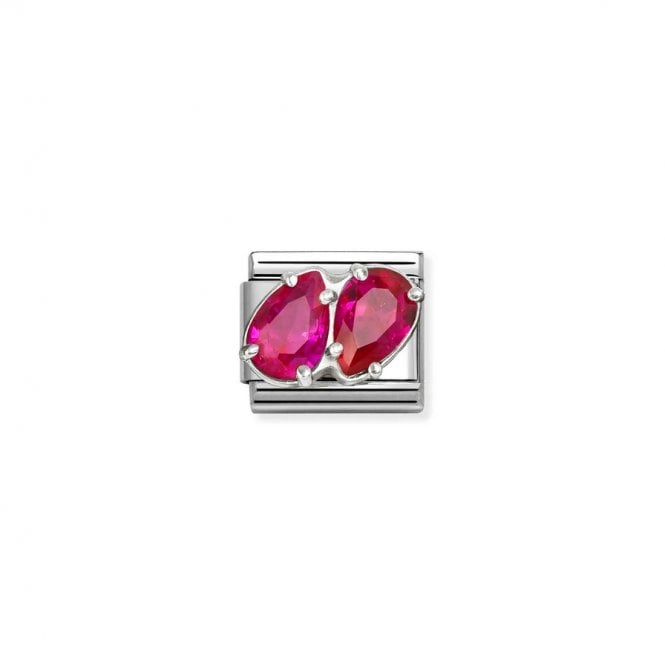 Nomination Composable Classic Link Red Twin Drops 330329/11