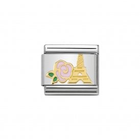 Composable Classic Link "Rose Eiffle Tower" Gold 030285/39