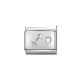 Composable Classic Link "Sagittarius" Silver & CZ 330302-09