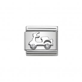Composable Classic Link "Scooter" Silver CZ 330311-03