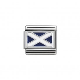 Composable Classic Link "Scotland Flag" Silver330207-01