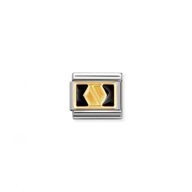 Nomination Composable Classic Link Screw on Black 030284/66