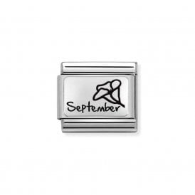 Composable Classic Link "September Morning Glory" Silver 330112/21 