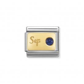 Composable Classic Link "September Sapphire" Gold  030519-09 