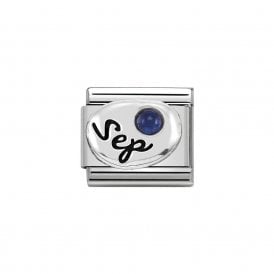 Composable Classic Link "September" Silver & Sapphire 330505-09