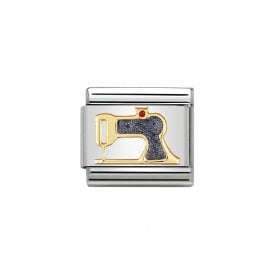 Composable Classic Link "Sewing Machine" Gold 030208-43