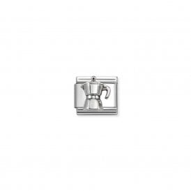 Composable Classic Link Silver Coffee Pot Charm 330114/30