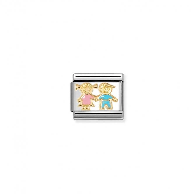 Nomination Composable Classic Link Sister & Brother 030272/92