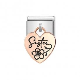 Composable Classic Link "Sister & Flower" Rose Gold 431803-05