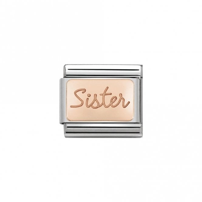 Nomination Composable Classic Link Sister Rose Gold 430101/38