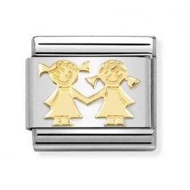Composable Classic Link "Sisters" Gold  030162-67 