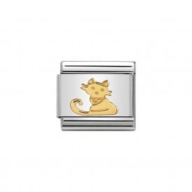 Composable Classic Link "Sitting Cat" Gold 030112/32