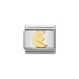 Composable Classic Link "Smiling Moon" Gold 030110-15