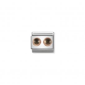 Composable Classic Link "Smokey Quatz" Rose Gold 430506-29