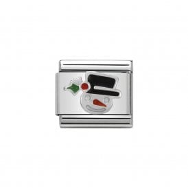 Composable Classic Link "Snowman Face" Silver 330204-11 