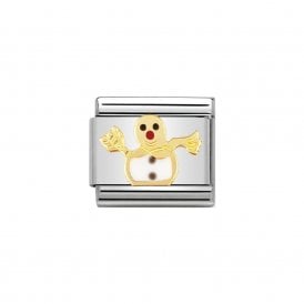 Composable Classic Link "Snowman" Gold 030225-04