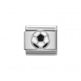 Composable Classic Link "Soccer Ball" Silver 330202-13