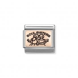Composable Classic Link "Soul Sisters" Rose Gold 430111/09