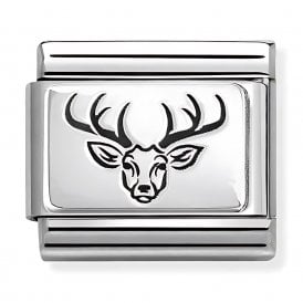 Composable Classic Link "Stag Head" Silver 330111/52
