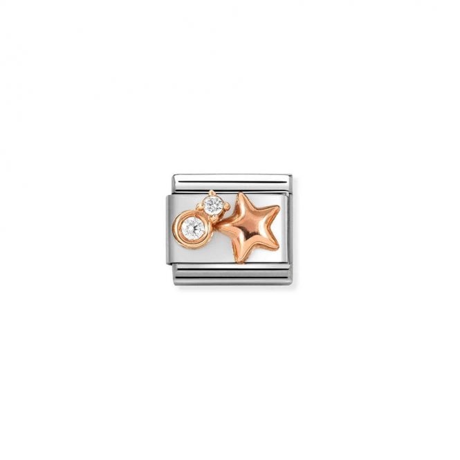 Nomination Composable Classic Link Star with 2 CZ 430305/50
