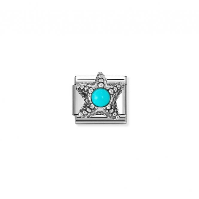 Nomination Composable Classic Link Starfish Turquoise Charm 330511/06