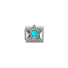 Composable Classic Link Starfish Turquoise Charm 330511/06