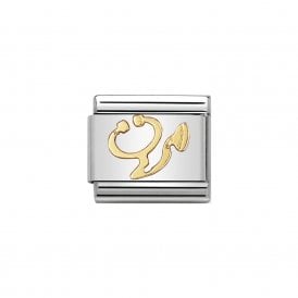 Composable Classic Link "Stethoscope" Gold 030109-17