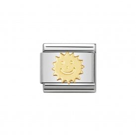 Composable Classic Link "Sun Smile" Gold 030110-02