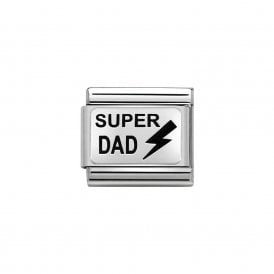 Composable Classic Link "Superdad" Silver 330208-32 