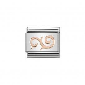 Composable Classic Link "Swirl" Rose Gold 430104-21