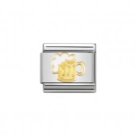 Composable Classic Link "Tankard Of Beer" Gold 030218-06