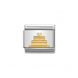 Composable Classic Link "Tired Cake" Gold 030162-40
