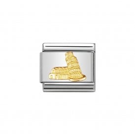 Composable Classic Link "Tower Of Pisa" Gold 030123-09