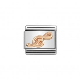 Composable Classic Link "Treble Clef" Rose Gold 430106-13