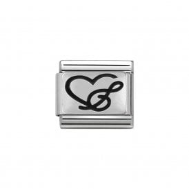 Composable Classic Link "Treble Clef" Silver 330102-04