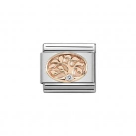 Composable Classic Link "Tree Of Life" Rose Gold CZ 430305-12