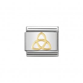 Composable Classic Link "Trinity Knot" Gold 030119-04