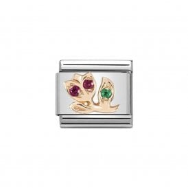 Composable Classic Link "Tulips" Rose Gold CZ 430305-16