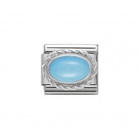 Composable Classic Link "Turquiose Stone" Silver 330503-06