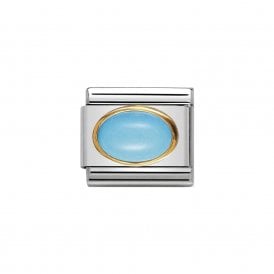 Composable Classic Link "Turquoise" Gold 030502-06  