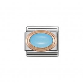 Composable Classic Link "Turquoise" Rose Gold 430501-06