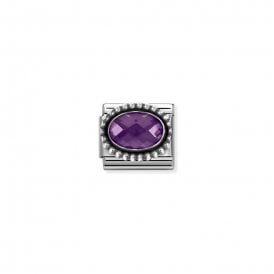 Composable Classic Link Violet CZ Vintage Effect 330607/001