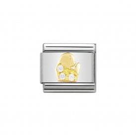 Composable Classic Link "Virgo" Gold & CZ 030302-06