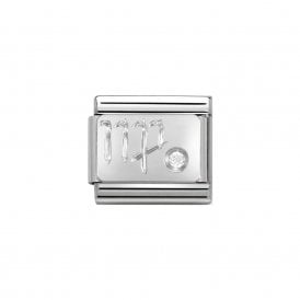 Composable Classic Link "Virgo" Silver & CZ 330302-06