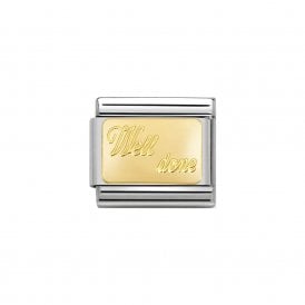 Composable Classic Link "Well Done" Gold 030121-27