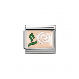 Composable Classic Link "White Rose" Rose Gold 430201-09