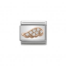 Composable Classic Link "Wing" Rose Gold CZ 430302-03